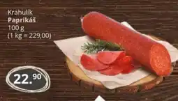 Potraviny CZ Krahulik Paprikáš nabídka