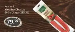 Potraviny CZ Krahulik Klobása Chorizo nabídka