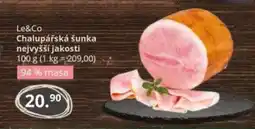 Potraviny CZ Le &Co Chalupářská šunka nejvyšší jakosti nabídka