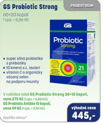 PharmaPoint GS Probiotic Strong nabídka