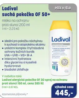 PharmaPoint Ladival suchá pokožka OF 50+ nabídka