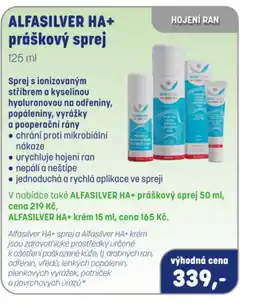 PharmaPoint ALFASILVER HA+ práškový sprej nabídka