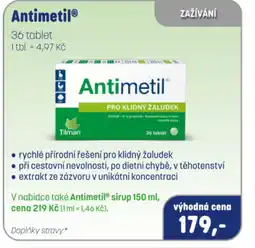 PharmaPoint Antimetil nabídka