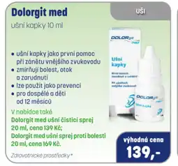 PharmaPoint Dolorgit med ušní kapky nabídka