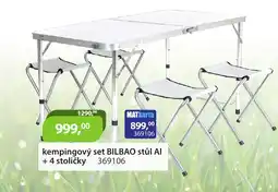 M.A.T. kempingový set BILBAO stůl Al nabídka