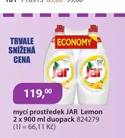 M.A.T. Mycí prostředek jar lemon duopack nabídka