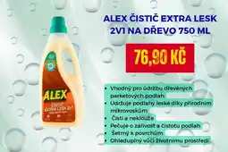 Drogeo ALEX Čistič extra lesk 2v1 na dřevo nabídka