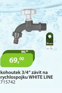 M.A.T. Kohoutek 3/4" závit na rychlospojku white line 715742 nabídka