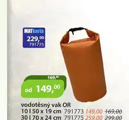 M.A.T. Vodotěsný vak or nabídka