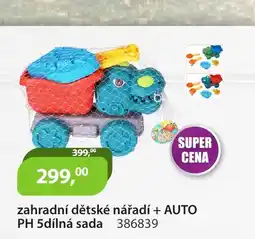 M.A.T. Zahradní dětské nářadí + auto ph 5dílná sada 386839 nabídka