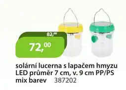 M.A.T. Solární lucerna s lapačem hmyzu led průměr 7 cm, v. 9 cm pp/ps mix barev 387202 nabídka
