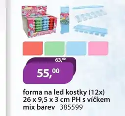 M.A.T. forma na led kostky (12x) PH s víčkem mix barev 385599 nabídka