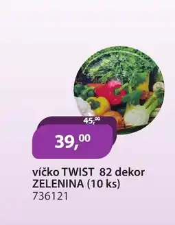 M.A.T. Víčko twist 82 dekor zelenina (10 ks) 736121 nabídka