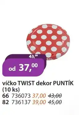 M.A.T. Víčko twist dekor puntík (10 ks) nabídka