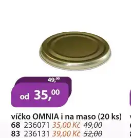 M.A.T. Víčko omnia i na maso (20 ks) víčko twist zla i na maso (10 ks) víčko twist 82 dekor nabídka