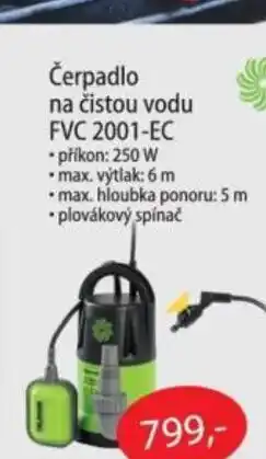 Fortel Čerpadlo na čistou vodu FVC 2001-EC nabídka