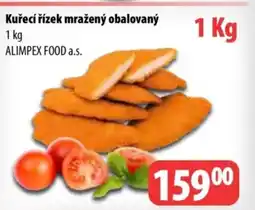 Partner Maloobchodní síť Kuřecí řízek mražený obalovaný nabídka