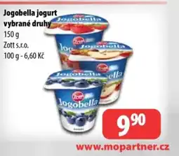 Partner Maloobchodní síť Jogobella jogurt vybrané druhy nabídka