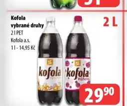 Partner Maloobchodní síť Kofola vybrané druhy nabídka