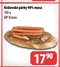Partner Maloobchodní síť Královské párky 90% masa nabídka
