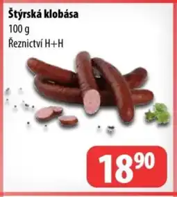 Partner Maloobchodní síť Štýrská klobása nabídka