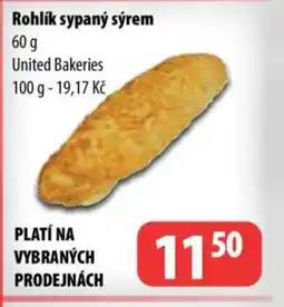 Partner Maloobchodní síť Rohlík sypaný sýrem nabídka
