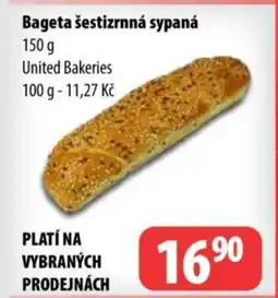 Partner Maloobchodní síť Bageta šestizrnná sypaná nabídka