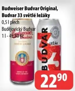 Partner Maloobchodní síť Budweiser Budvar Original, Budvar 33 světlé ležáky nabídka