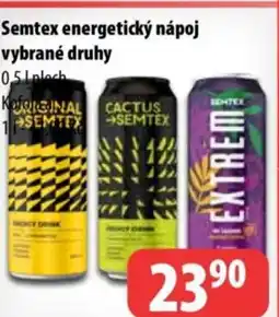 Partner Maloobchodní síť Semtex energetický nápoj vybrané druhy nabídka