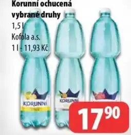 Partner Maloobchodní síť Korunní ochucená vybrané druhy nabídka