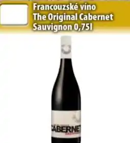 Partner Maloobchodní síť Francouzské víno The Original Cabernet Sauvignon nabídka