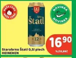 Brněnka Starobrno štati plech HEINEKEN nabídka