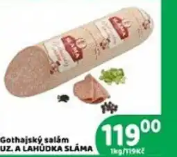 Brněnka Gothajský salám UZ. A LAHŪDKA SLÁMA nabídka
