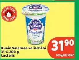 Brněnka Kunín Smetana ke šlehání 31 % nabídka