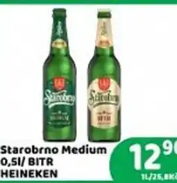 Brněnka Starobrno Medium HEINEKEN nabídka