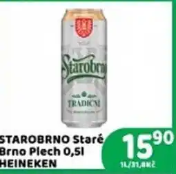 Brněnka STAROBRNO Staré Brno Plech HEINEKEN nabídka