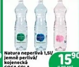 Brněnka Natura neperlivá 1,5l/ jemně perlivá/ kojenecká COCA COLA nabídka