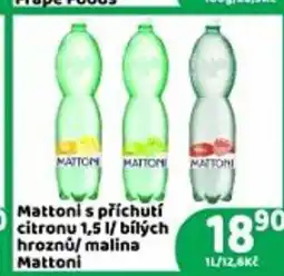 Brněnka Mattoni s příchutí nabídka