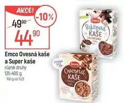 Globus Emco Ovesná kaše a Super kaše nabídka