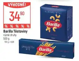 Globus Barilla těstoviny nabídka