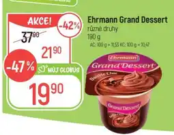 Globus Ehrmann Grand Dessert nabídka