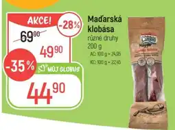 Globus Maďarská klobása nabídka