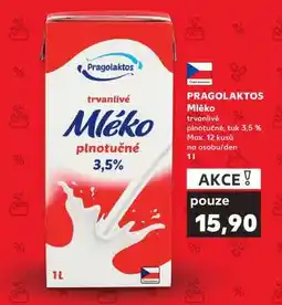 Kaufland PRAGOLAKTOS Mléko nabídka