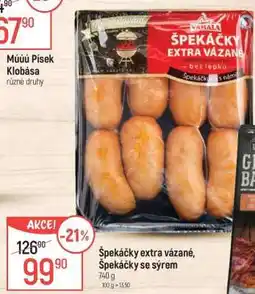 Globus Špekáčky extra vázané, Špekáčky se sýrem nabídka