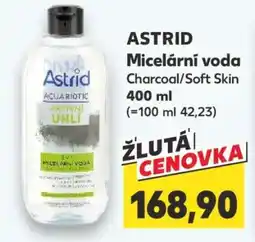 Kaufland ASTRID Micelární voda Charcoal/Soft Skin 400 ml nabídka