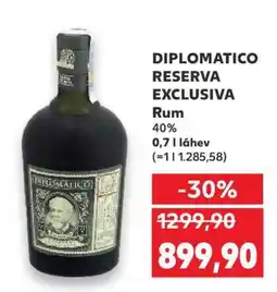 Kaufland Diplomático Reserva Exclusiva nabídka