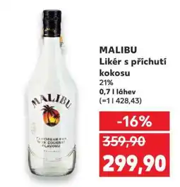 Kaufland MALIBU Likér s příchutí kokosu nabídka
