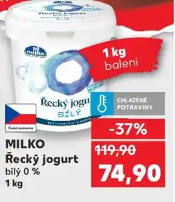 Kaufland Milko Řecký jogurt bílý 0% nabídka