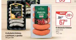 Globus Krahulecká klobása různé druhy nabídka