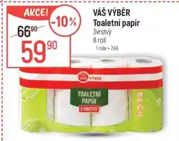 Globus Váš výběr Toaletní papír nabídka